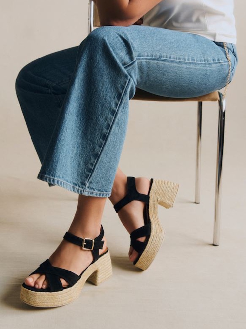 NWOB Sezane Manon Espadrilles
